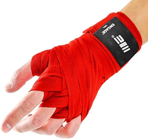 לעסוק בעטיפות יד חיוניות | אביזרי גלישת שורש כף יד ומגנים מתאים לאגרוף, MMA, Muay Thai